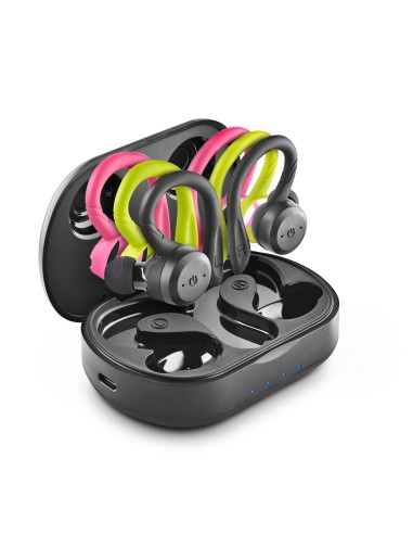 NGS ARTICA JOGGER Auriculares Inalámbrico Dentro de oído Llamadas/Música Bluetooth Negro, Verde claro, Rosa