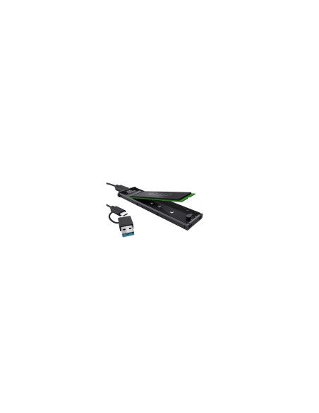 Trust 25806 caja para disco duro externo Caja externa para unidad de estado sólido (SSD) Negro