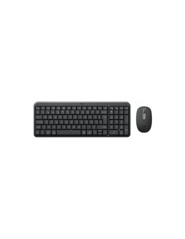 Logitech MK250 Compact Bluetooth Wireless Combo teclado Ratón incluido Universal QWERTY Español Grafito