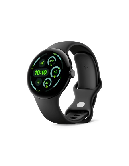 Google Pixel Watch 3 AMOLED 45 mm Digital Pantalla táctil 4G Negro Wifi GPS (satélite)