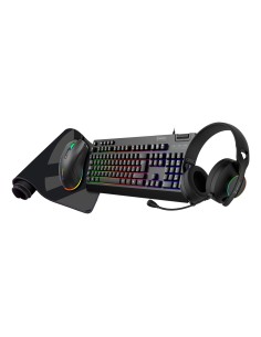 UNYKAch Pack Gaming NOVA 4 en 1 Teclado Español, Ratón, Cascos, Alfombrilla