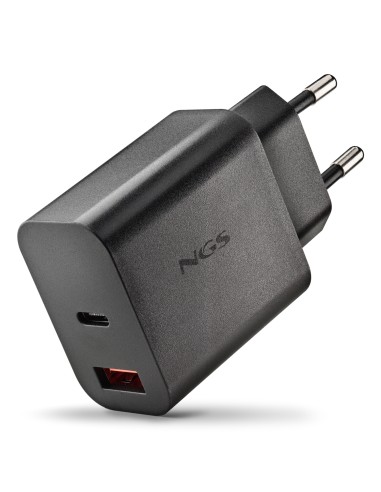 NGS ERA 20W BLACK Universal Negro Corriente alterna Carga rápida Interior