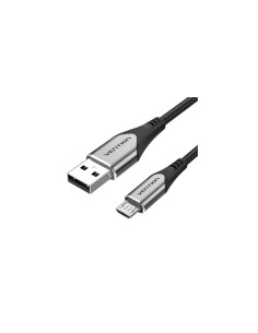 Vention Cable USB 2.0 3A COAHF/ USB Macho - MicroUSB Macho/ 1m/ Gris