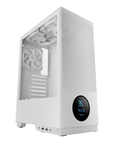 Tacens 2SAGITTA20W carcasa de ordenador Midi Tower Blanco