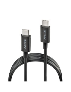 NGS ZYRO 60W-1 cable USB USB 2.0 1 m USB C Negro