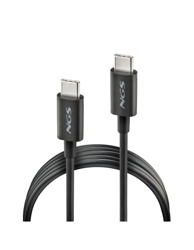 NGS ZYRO 60W-1 cable USB USB 2.0 1 m USB C Negro