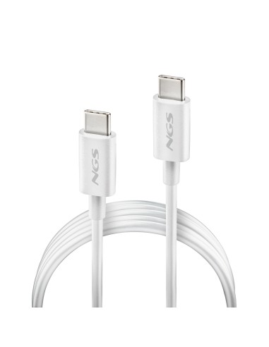 NGS ZYRO 60W-1 cable USB USB 2.0 1 m USB C Blanco