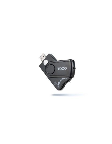 LECTOR DE TARJETAS DNIE, SIM, SD/TF, USB-A NEGRO