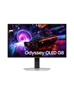 Samsung G81SF pantalla para PC 68,6 cm (27") 3840 x 2160 Pixeles 4K Ultra HD OLED Plata
