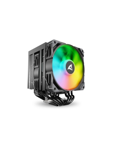 Sharkoon A60 RGB Procesador Refrigerador de aire 12 cm Negro 1 pieza(s)
