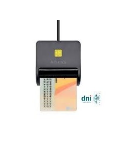 LECTOR DE TARJETAS DNI USB 2.0 AISENS