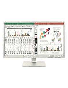 LG 27BK55YP-W pantalla para PC 68,6 cm (27") 1920 x 1080 Pixeles Full HD LED Blanco