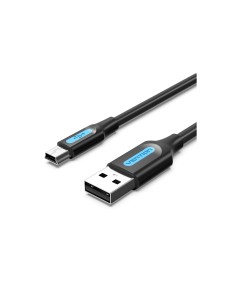 Vention Cable USB 2.0 COMBG/ USB Macho - MiniUSB Macho/ 1.5m/ Negro