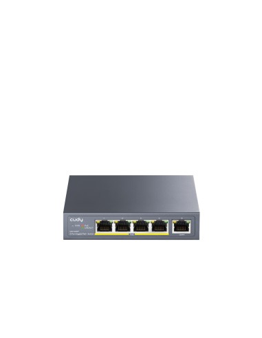 Cudy GS1005P switch Gigabit Ethernet (10/100/1000) Energía sobre Ethernet (PoE) Gris