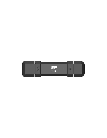 Silicon Power DS72 unidad flash USB 1 TB USB Type-A / USB Type-C 3.2 Gen 2 (3.1 Gen 2) Negro