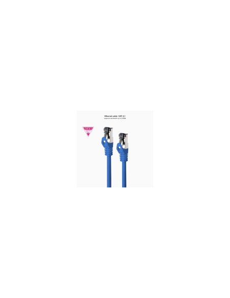 Nanocable Cable de Red Latiguillo Cat.8.1 2GHz LSZH SSTP AWG26, Azul, 25 cm