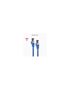 Nanocable Cable de Red Latiguillo Cat.8.1 2GHz LSZH SSTP AWG26, Azul, 1 m 2
