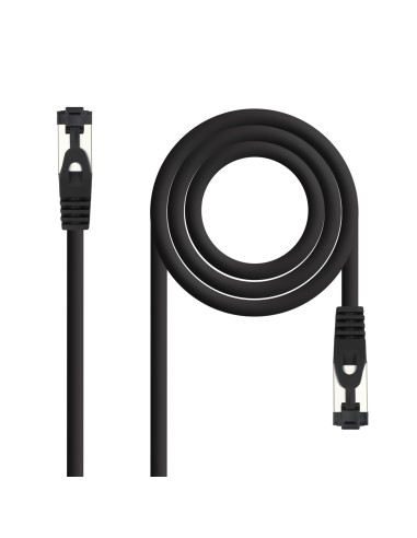 Nanocable Cable de Red Latiguillo Cat.8.1 2GHz LSZH SSTP AWG26, Negro, 2 m