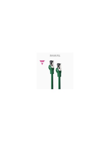Nanocable Cable de Red Latiguillo Cat.8.1 2GHz LSZH SSTP AWG26, Verde, 2 m