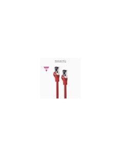 Nanocable Cable de Red Latiguillo Cat.8.1 2GHz LSZH SSTP AWG26, Rojo, 2 m 2