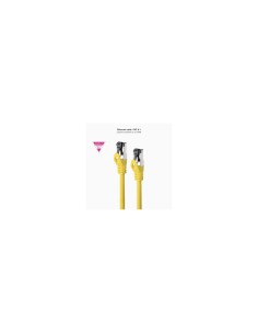 Nanocable Cable de Red Latiguillo Cat.8.1 2GHz LSZH SSTP AWG26, Amarillo, 2 m 2