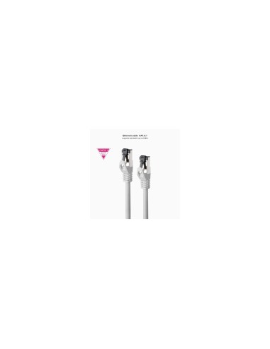 Nanocable Cable de Red Latiguillo Cat.8.1 2GHz LSZH SSTP AWG26, Gris, 7 m