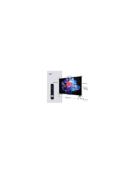 TCL P6K 43P6K Televisor 109,2 cm (43") 4K Ultra HD Smart TV Wifi Metálico