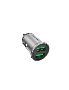 Vention Cargador de Coche FFAH0/ 2xUSB/ 30W