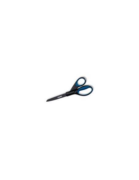 Dahle 54308-12979 tijera de escritorio y manualidades Tijeras de oficina Corte recto Negro, Azul