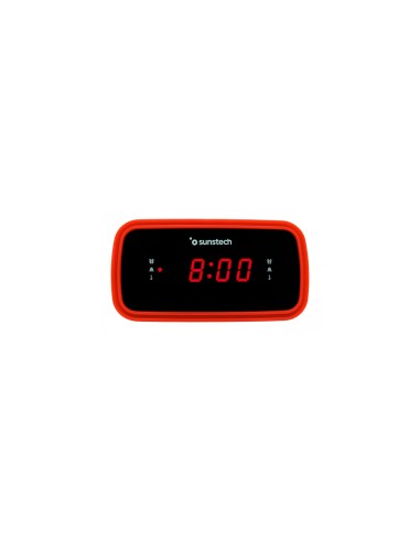 Sunstech FRD60 Reloj Negro, Rojo