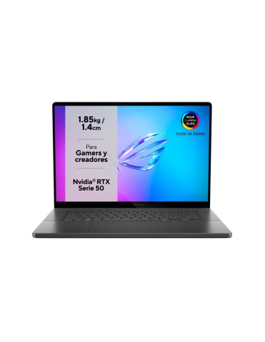 ASUS ROG Zephyrus G16 OLED GU605CX-QR113W - Ordenador Portátil Gaming de 16" WQXGA 240Hz (Intel Core Ultra 9 285H, 64GB RAM, 2TB