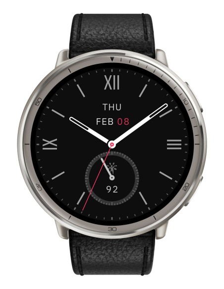 Amazfit W2433EU1N Relojes inteligentes y deportivos 3,35 cm (1.32") AMOLED Digital 466 x 466 Pixeles Pantalla táctil Plata