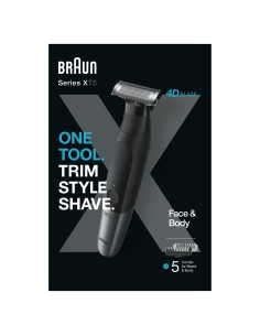 Braun XT5100 Batería 5 mm Mojado y seco Negro, Gris
