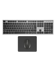 Tacens 6ZENITHES teclado Ratón incluido Hogar / Oficina RF inalámbrico QWERTY Español Gris