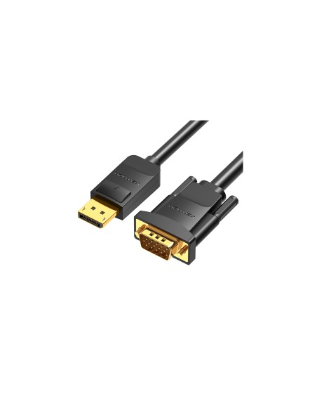 Vention Cable Conversor HBLBG/ Displayport Macho - VGA Macho/ 1.5m/ Negro