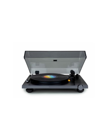 Thomson TT700 Tocadiscos de tracción por correa Negro, Transparente Automático