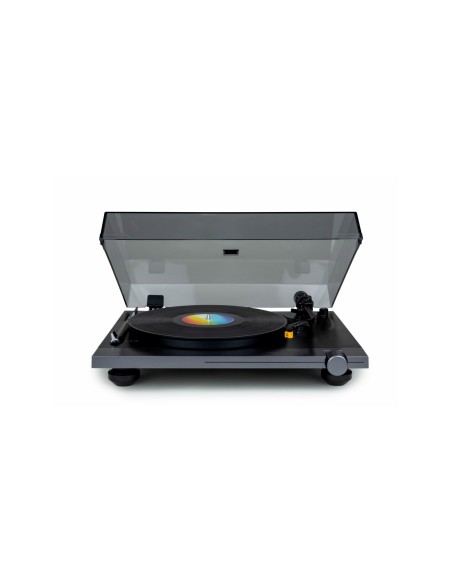 Thomson TT700 Tocadiscos de tracción por correa Negro, Transparente Automático