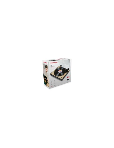 Thomson TT300 tocadisco Tocadiscos de tracción por correa Negro, Amarillo