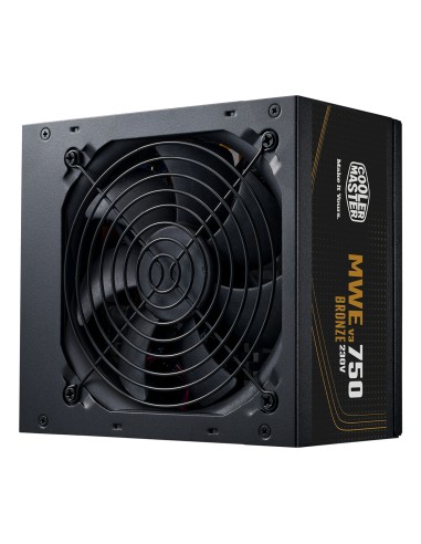 Cooler Master MWE Bronze 750 V3 230V unidad de fuente de alimentación 750 W 24-pin ATX ATX Negro