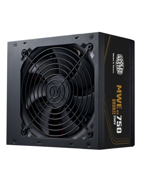 Cooler Master MWE Bronze 750 V3 230V unidad de fuente de alimentación 750 W 24-pin ATX ATX Negro