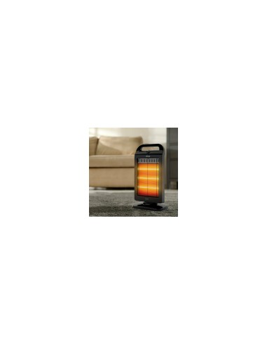 Ufesa Scuti Interior Negro 1200 W Calefactor eléctrico halógeno