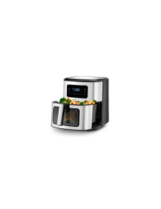 Ufesa 72805690 freidora Sencillo 6,5 L Independiente Freidora de aire caliente Negro, Acero