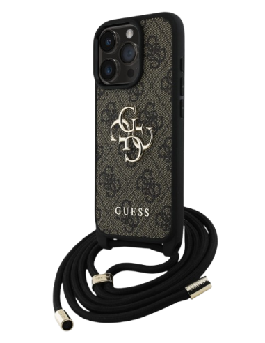 FUNDA GUESS MARRÓN IPHONE 16 PRO MAX