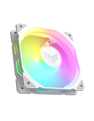 ASUS TUF GAMING TR120 ARGB REVERSE 1-pack White Carcasa del ordenador Refrigerador de aire 12 cm Blanco