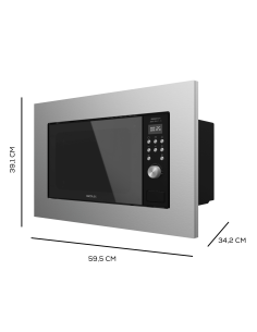 Microondas encastrable GrandHeat 2000 Built-In Steel Black 2
