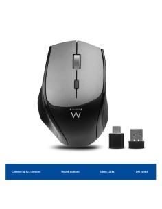 Ewent EW3245 ratÃ³n mano derecha RF inalÃ¡mbrico Optico 2400 DPI