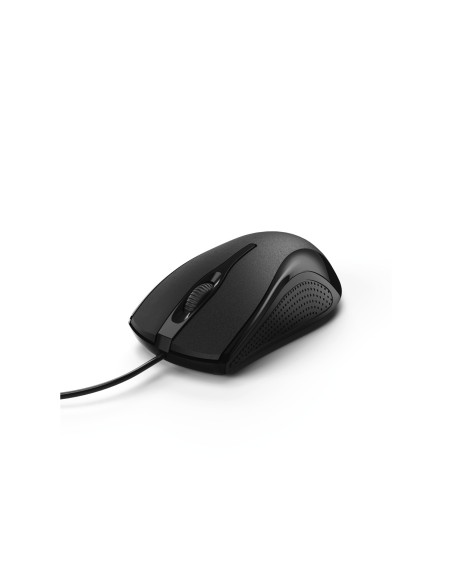 Hama | RatÃ³n con cable MC 200, para diestros y zurdos, conexiÃ³n USB-A, con 1000DPI, color negro