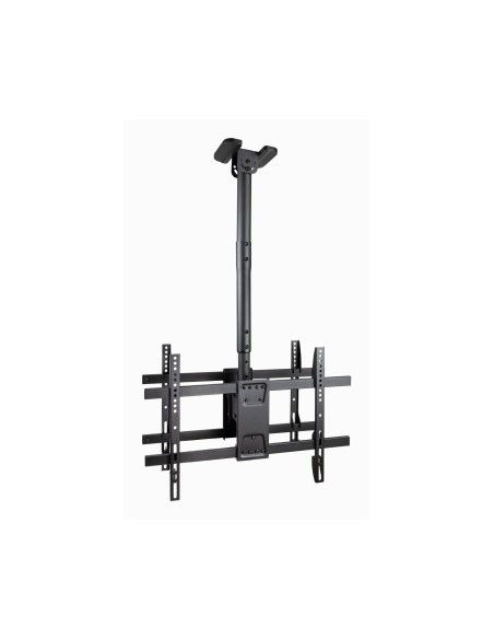 TooQ Soporte de Techo para 2 Pantallas 43"-86", Negro