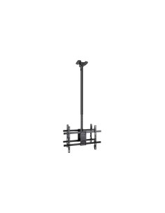 TooQ Soporte de Techo para 2 Pantallas 43"-86", Negro