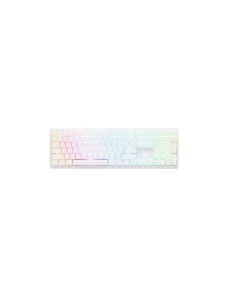 Ducky Zero 6108 100% Pure White RGB Tri-Mode Connect MX2A-Silver (ES)